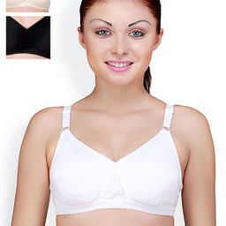 Floret Pack of 3 Full-Coverage Bras-picture-25