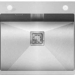 prince 24 x 18 x 10 Single Bowl Handmade Kitchen Sink Tap hole 24"x18"x10" Handmade Stainless Steel Single Bowl With Tap Hole pri106 Vessel Sink-picture-12