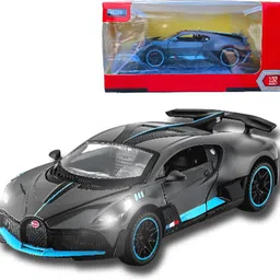 Pull Back Racing Car Toy with Openable Doors and Detailed Interior-image-15
