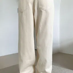 nucouths the style you love Women Regular High Rise Beige Jeans image 2