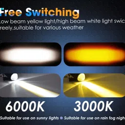 haldar enterprise LED Fog Lamp Unit for Universal For Car Universal For Car image 2