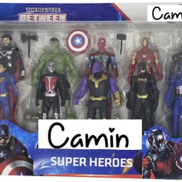 camin Avengers Superhero Action Figure Set of 10 Superheroes Toys image 5