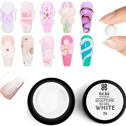bolt bee 5D Sculpting Nail Gel 8g – 3D Carving & Molding Builder Gel for Nail Art Designe-picture-34