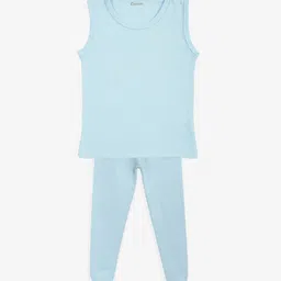 Kanvin Boys Blue Solid Thermal Set-picture-12