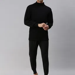 Lux Cottswool Men Turtle Neck Thermal Set-picture-14