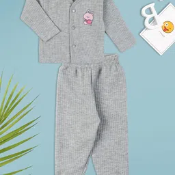 MeeMee Infant Cotton Chest Print Thermal Set image 1
