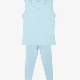 Kanvin Boys Blue Solid Thermal Set-picture-12