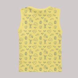 Kanvin Boys Yellow Graphic Printed Thermal Set image 5