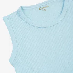 Kanvin Boys Blue Ribbed Thermal Set image 2