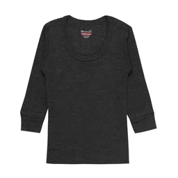 Bodycare Kids Boys Grey Solid Cotton Thermal Top image 1