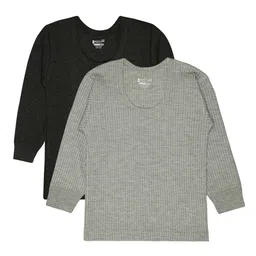 BODYCARE INSIDER Kids Pack Of 2 Round Neck Full Sleeves Thermal Tops-picture-44