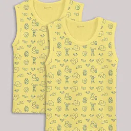 Kanvin Girls Pack Of 2 Printed Thermal Tops-image-59