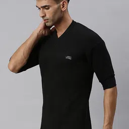 Lux Cottswool V-Neck Half Sleeves Thermal Top image 5