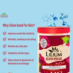Lilium Gluta Hya Gel With Shea Butter For Moisturization - 900ml image 3