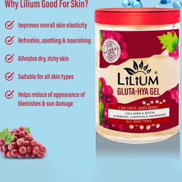 Lilium Radiant Glow Gluta Hya Massage Gel For Hydration - 500ml image 4