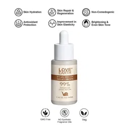LOVE EARTH Snail Mucin Milky Drops Face Serum - 30 ml image 4