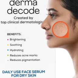 derma decode Hydrating Face Serum for Dry Skin- 30ML image 4