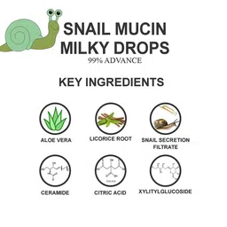 LOVE EARTH Snail Mucin Milky Drops Face Serum - 30 ml image 3