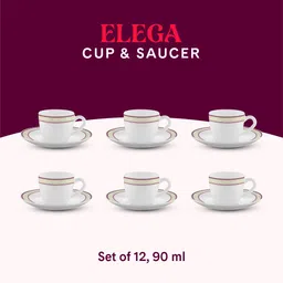 larah by borosil Pack of 12 Opalware image 4