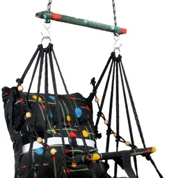 ronqiza Trendy Multicolor Hanging Swing Chair for Home Balcony and Garden Use Standard Unique Design Pattern-picture-39