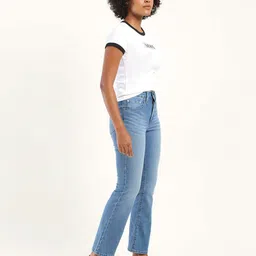levi's 725 Women Boot-Leg High Rise Blue Jeans image 3