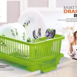 cozybuyer Dish Drainer Kitchen Rack Dish Drainer Washing 3 in 1 Rack Durable Plastic Kitchen Plastic image 3