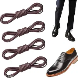 layoRjj Brown Round Shoe Laces for Sports & Casual Shoes (Pack of 4) Shoe Lace-image-40