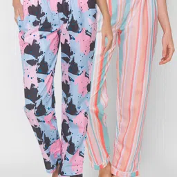 FashionRack Women Set of 2 Cotton Lounge Pants-image-94