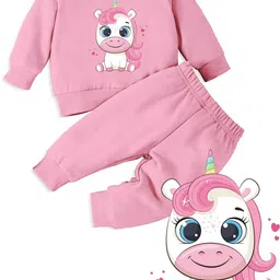 Minicult Kids Printed Long Sleeves T-shirt with Pyjamas-picture-14