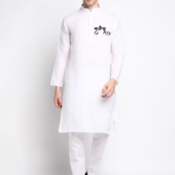 DEVOILER Quirky Printed Regular Kurta With Pyjamas-picture-9
