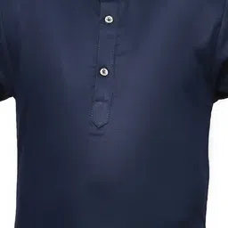 BAESD Boys Band Collar Regular Straight Kurta With Pyjamas image 5