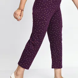 BAESD Girls Pack Of 4 Conversational Printed Pure Cotton Lounge Pants image 3