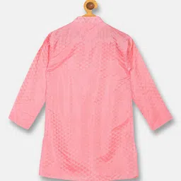 Sethukrishna Boys Pink Kurti with Pyjamas image 3