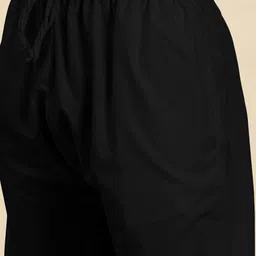 TheEthnic.Co Mandarin Collar Pure Cotton Straight Kurta with Pyjamas image 3