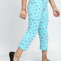BAESD Girls Pack Of 4 Printed Pure Cotton Lounge Pants image 4