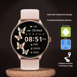 Nervfit New ACTIV Pro 1.39" TrueColor+ LED, BT Calls, Steps, HR, BP, Sleep Tracking Smartwatch image 3