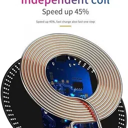 X88 Pro Round Wireless Charger – Fast Charging Pad for All Qi-Enabled Devices Charging Pad image 2