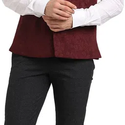 turtle Self Design Men Waistcoat image 4