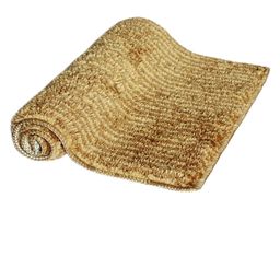 LUXEHOME INTERNATIONAL Pack of 2 Beige Solid 1400 GSM Bath Rugs-picture-23