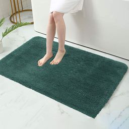 LUXEHOME INTERNATIONAL Green Anti-Skid Bath Rug-picture-30