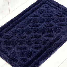 Ariana Navy Blue 1600 GSM Microfiber Anti-Skid Bath Mat image 4