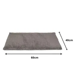 Black gold 3 Pcs Grey Self-Design Anti-Skid Doormat image 4