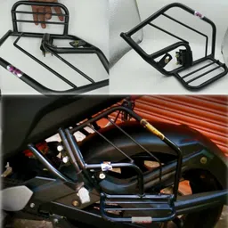 AutoGnix HIGH & HEAVY QUALITY HEAVY METAL SIDE GUARD FOR YAMAHA FZ V2/V3 Foot Rest-picture-23