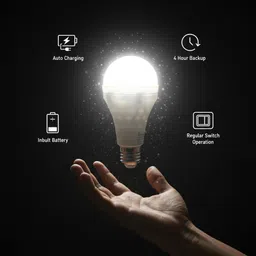 hovexs OPI Vision LED 15W 4 hrs Bulb Emergency Light image 5