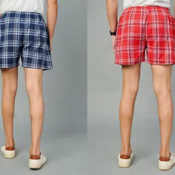 loco fashion Pack of 2 Checkered Men Boxer image 2