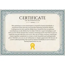 The Tree Of Life Warli White Acrylic & MDF Painting by Aakriti Art Creations image 4