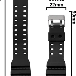 DBLACK [CDS3]CASIO Strap Band for Men's G-SHOCK GD-120, GA-100, GA-110, GA-100C 16 mm Resin Watch Strap image 2