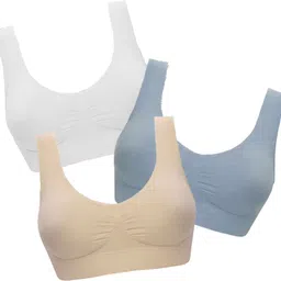 Women Sports Non Padded Bra-image-4