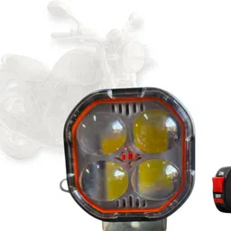 bikebloom LED Fog Lamp Unit for KTM, Royal Enfield, Bajaj, Hero Universal For Car image 2