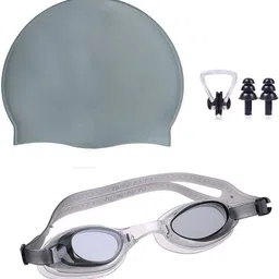 shifter Swimming Kit With Cap, Goggle, 2 Pair Ear Plugs & 1 Nose Clip Combo Swimming Kit-picture-10